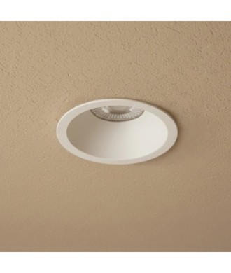 kelvo® DELTA KLV-101-0033 Χωνευτό Φωτιστικό Downlight Σποτ για Λάμπα MR16 με Ντουί GU10 AC 220-240V IP20 - Λευκό Ματ - Μ8.5 x Π8.5 x Υ3.5cm - Q7.5cm